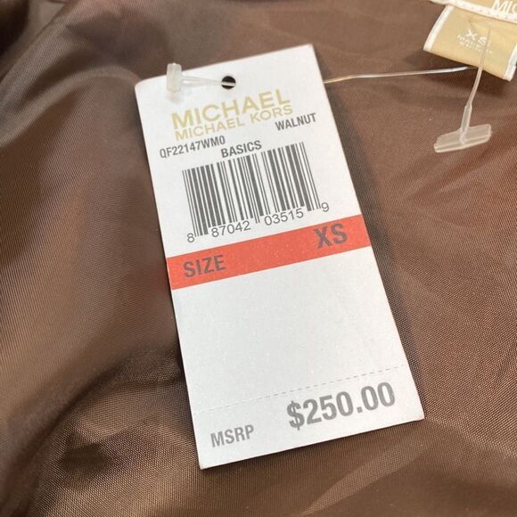 Michael Michael Kors walnut Faux Fur Vest NWT - Picture 9 of 9